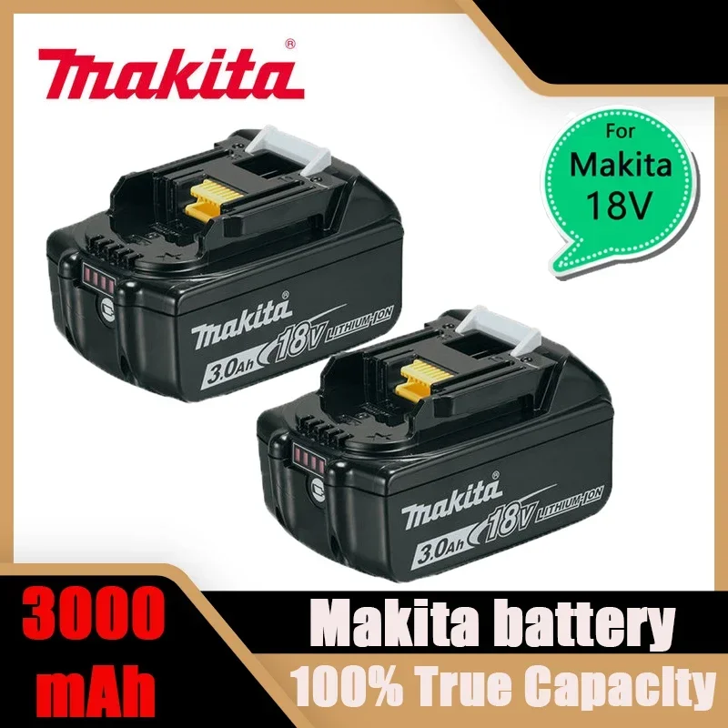 

Makita Original 18V Makita 6000mAh Lithium ion Rechargeable Battery 18v drill Replacement Batteries BL1860 BL1830 BL1850 BL1860B