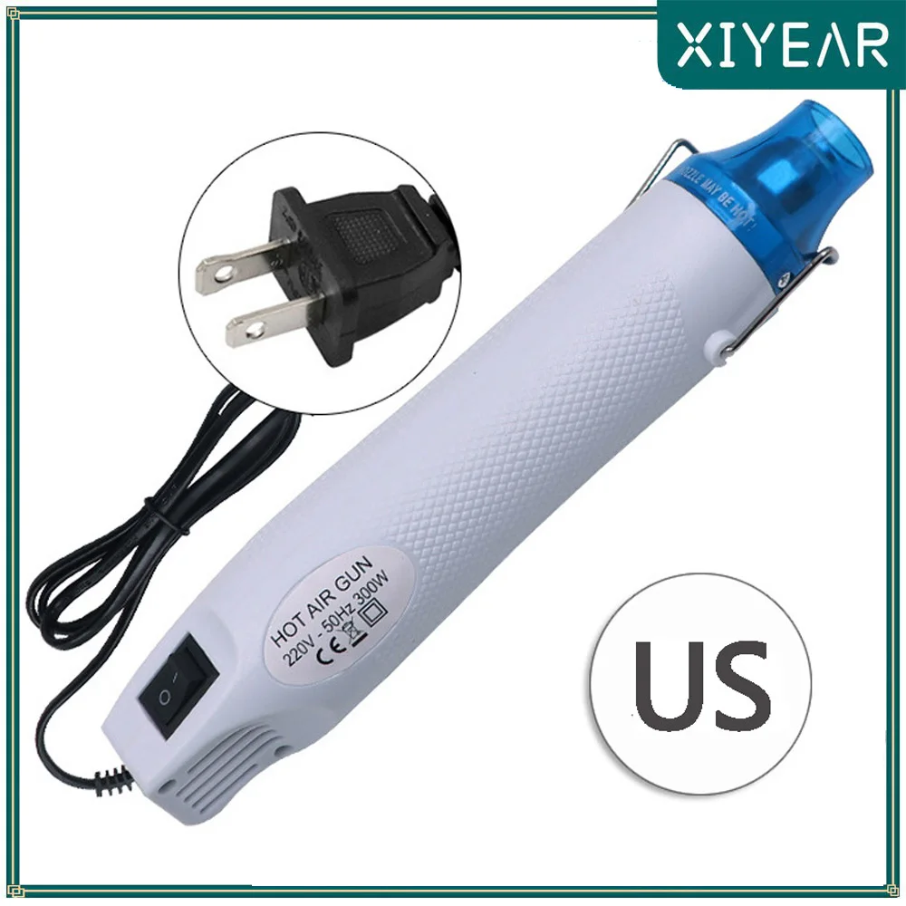 

Hot Air Gun 300W 220V Ligthweight Handhold Electric Heat Air Shrink DIY Embossing Drying Paint Plastic Welding Tools