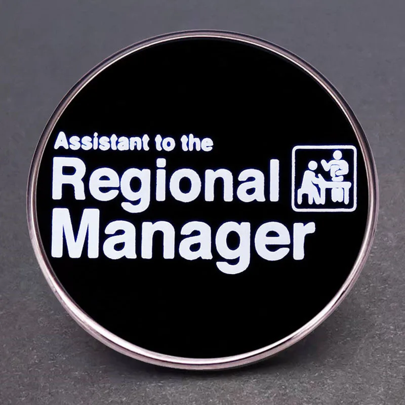 TV Show The Office Enamel Pins Assistant To The Regional Manager Lapel Badge Brooch Jewelry Decoration