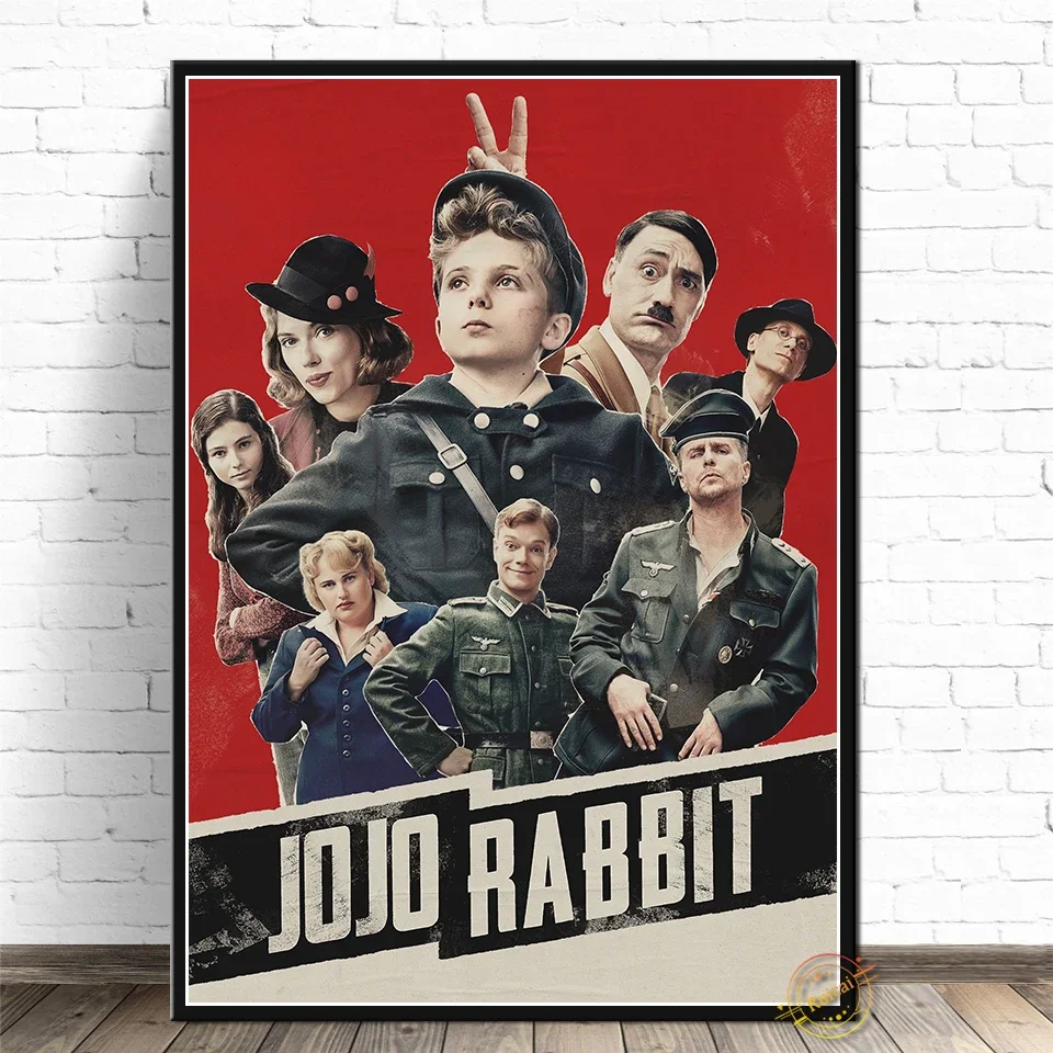 

Jojo Rabbit Movie Poster Prints Canvas Art Wallpaper Picture Interior Bar Painting Home Decor Gift
