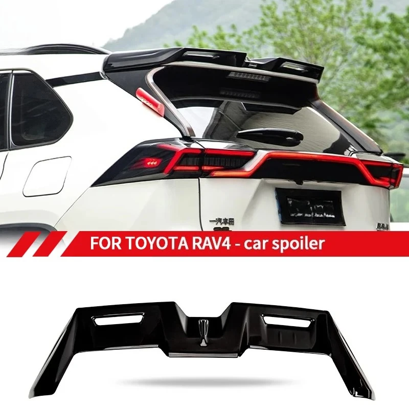 

For 2020-2025 Toyota New RAV4 RAV 4 Sport style Styling Rear Tail Wing Car Roof Fixed Tail Wing Cover car accessories