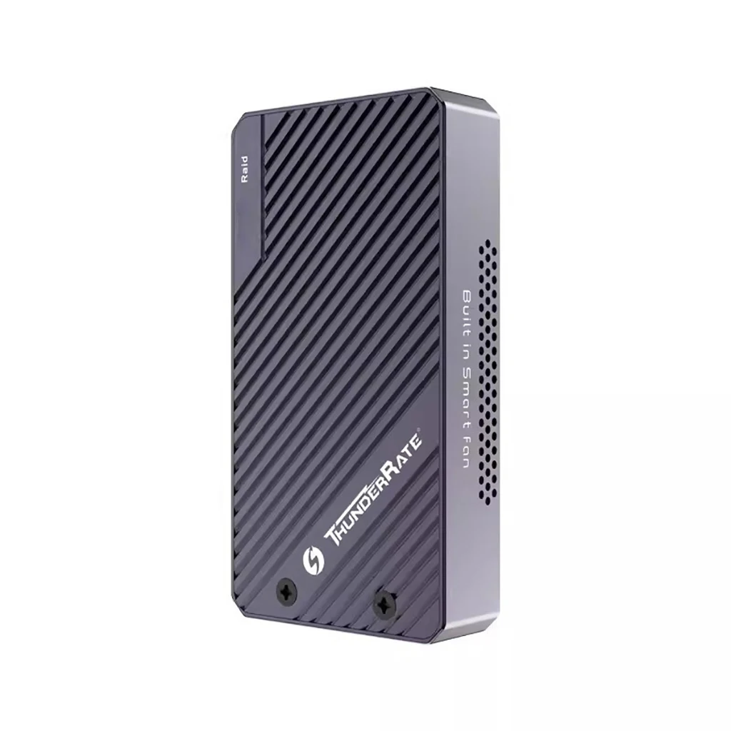 20Gbps HDD Case Dual Bay External Aluminium Hard Drive Enclosure Case HDD Array for M.2 NVME Hard Disk Array With RAID Function