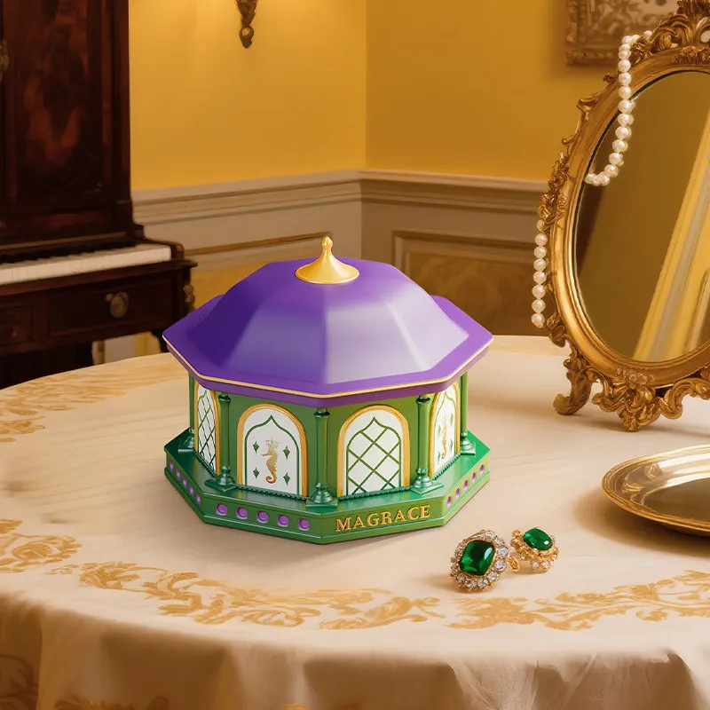 Fairmont Castle Large Capacity Jewelry Storage Box Earring Necklace Ring Bracelet Jewelry Organizer Jar Storage Containers
