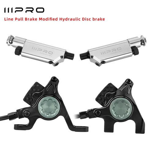 Imagen 2 del producto IIIPRO 6R bicicleta de carretera freno de disco hidráulico CNC pinza integrada línea de bicicleta de carretera freno de tracción freno de disco hidráulico modificado