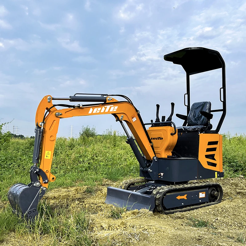 Customizable 800Kg 1 Ton Mini Excavator Small Digger Prominent High Efficiency Shipping Free Online Inquiry