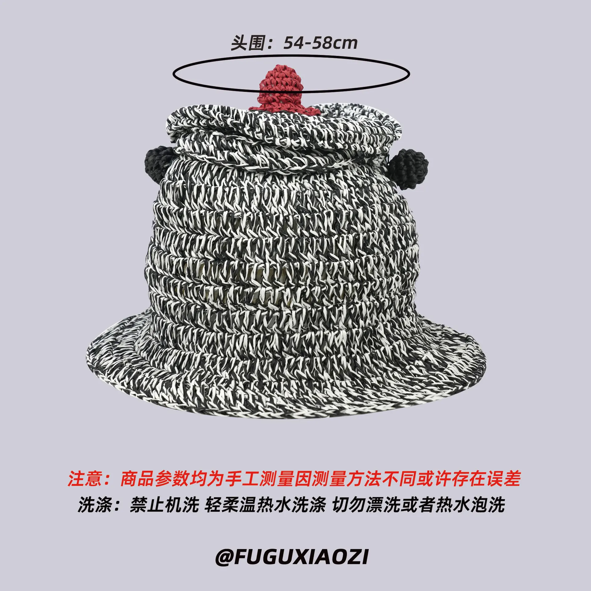 

Fashion Adults Hand-knitted Cap Pot Lid fisherman Hat Versatile Small Fisherman Autumn Winter Warm ear-protecting Plush 8M86
