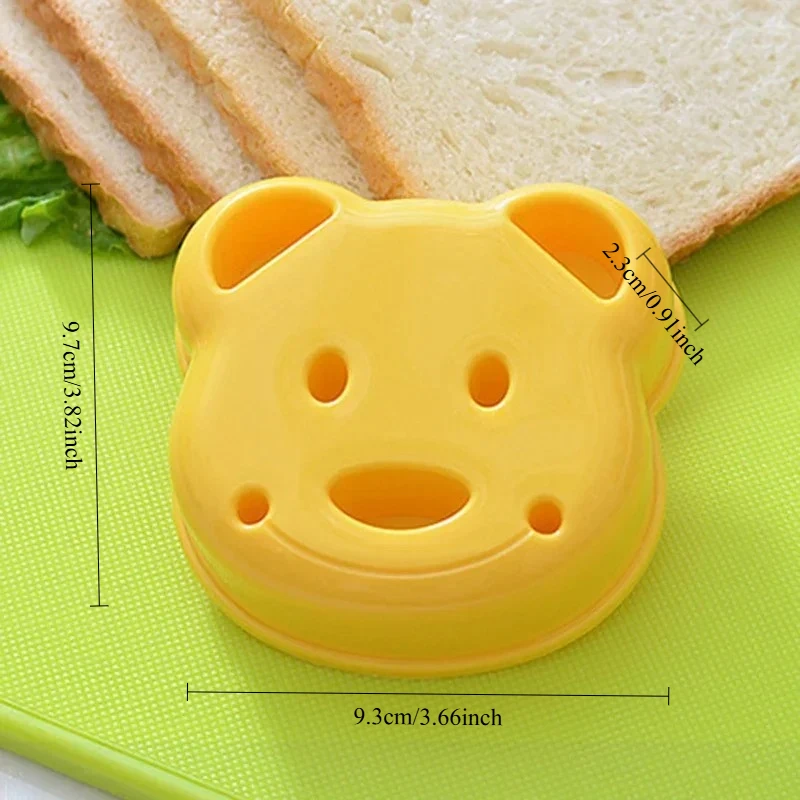 Bear Cat Car Sandwich Molds 6