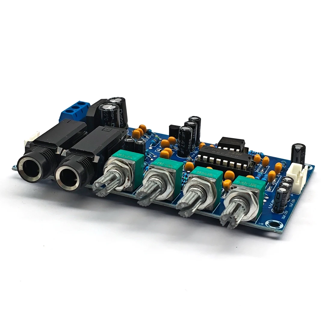 PT2399 Digital Microphone Amplifier Board Karaoke Reverberation Board Karaoke OK Amplifier Module Dual AC12V