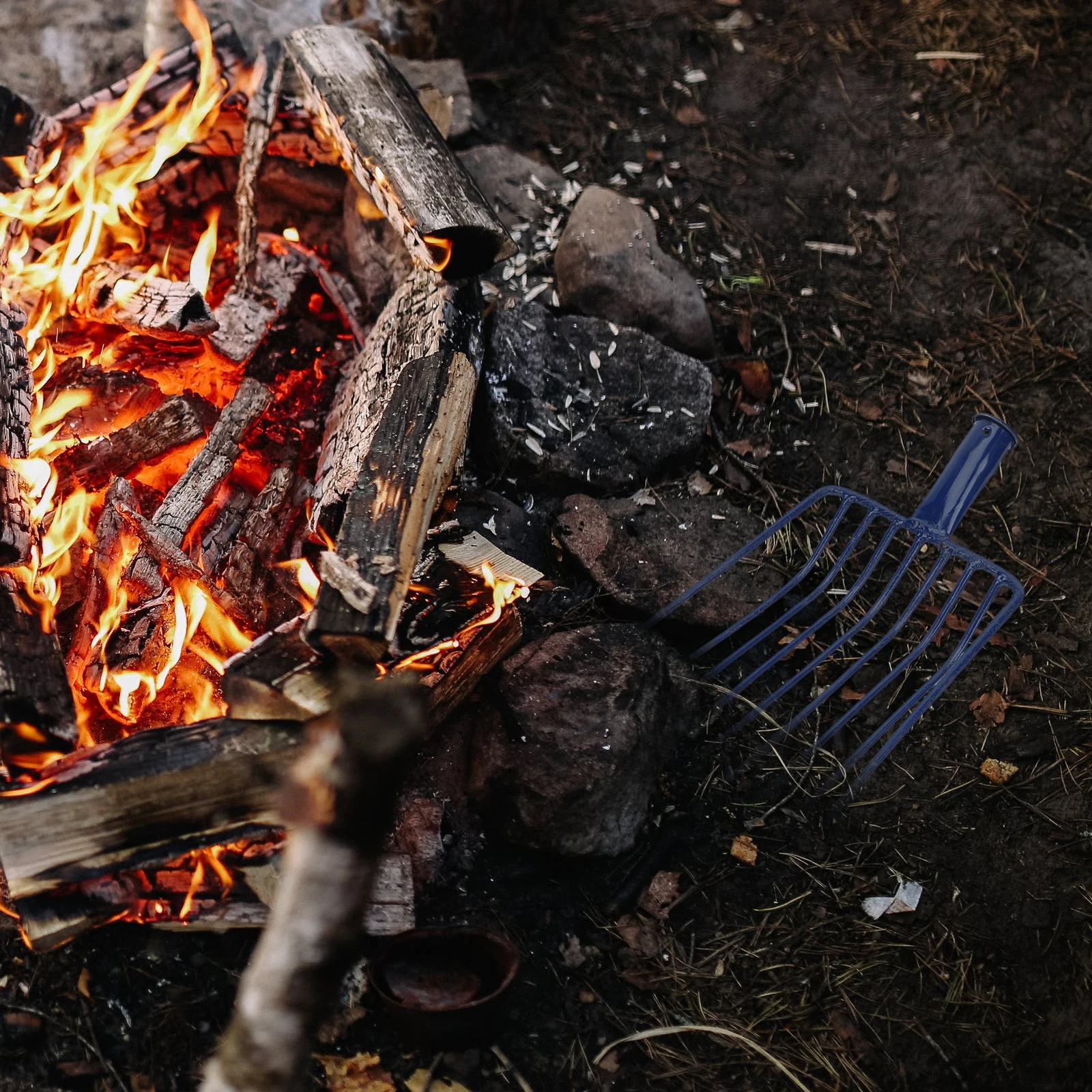 

Household Fireplace Coal Shovel Multifunction Steel Rake Without Handle Nine Soil Gardening Tool Bbq Charcoal Scoop