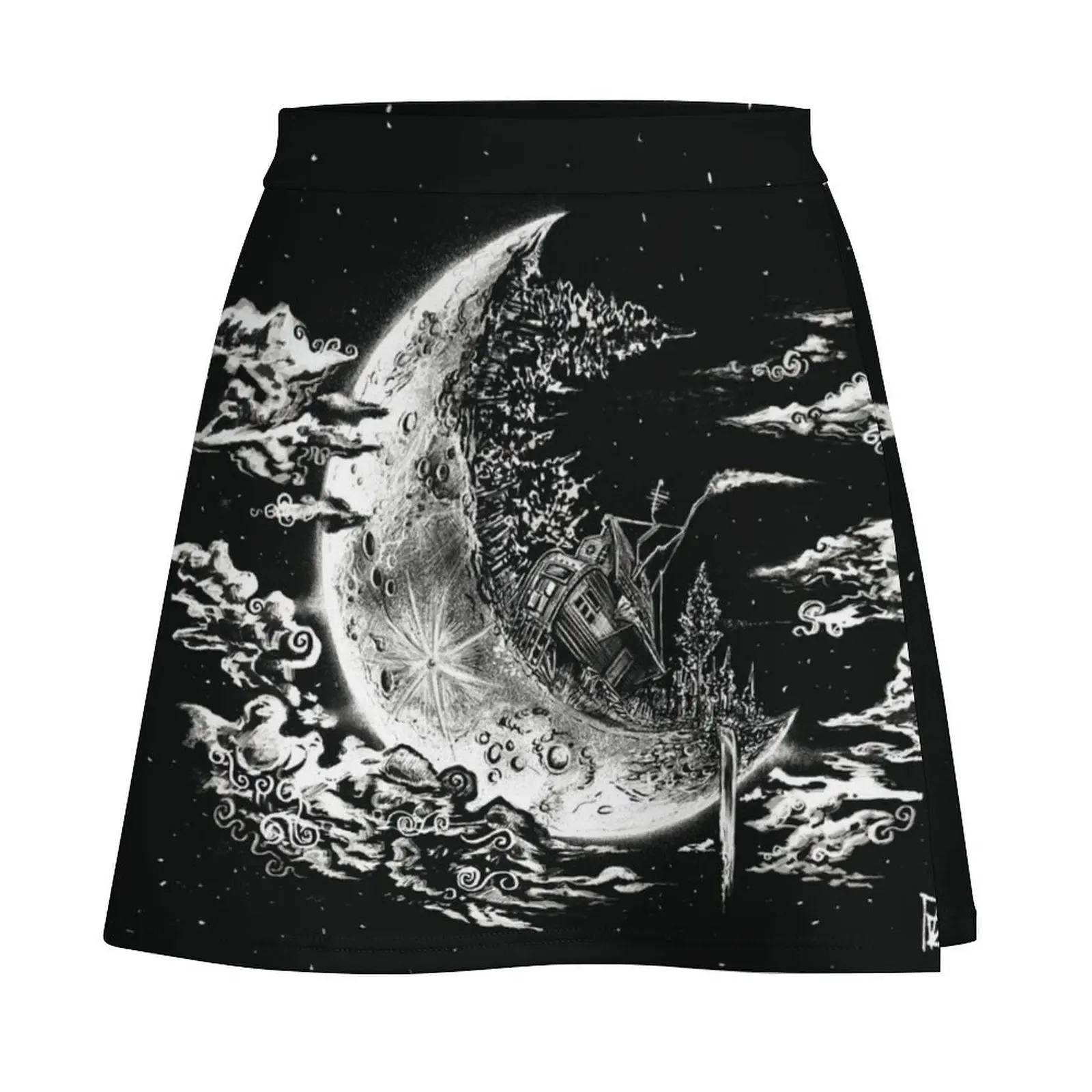 Moon House Mini Skirt kpop korean style clothes women 2025 summer skirts