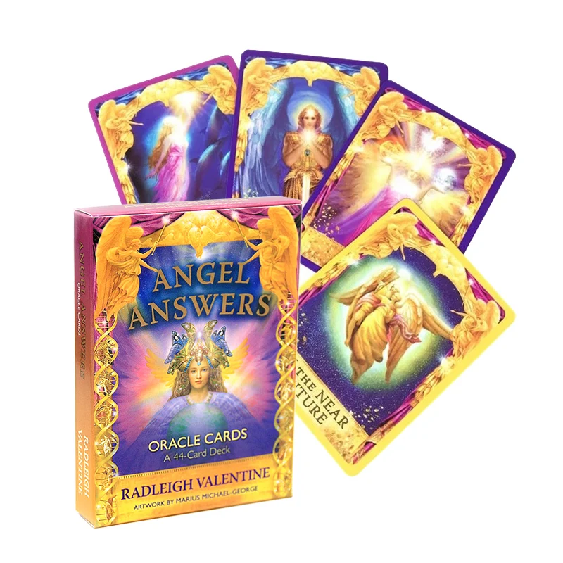 Cartas de oráculo de respuesta de Ángel, juego de mesa de fiesta de ocio de alta calidad, adivinación, trabajo, vida, Prophecy, baraja de Tarot