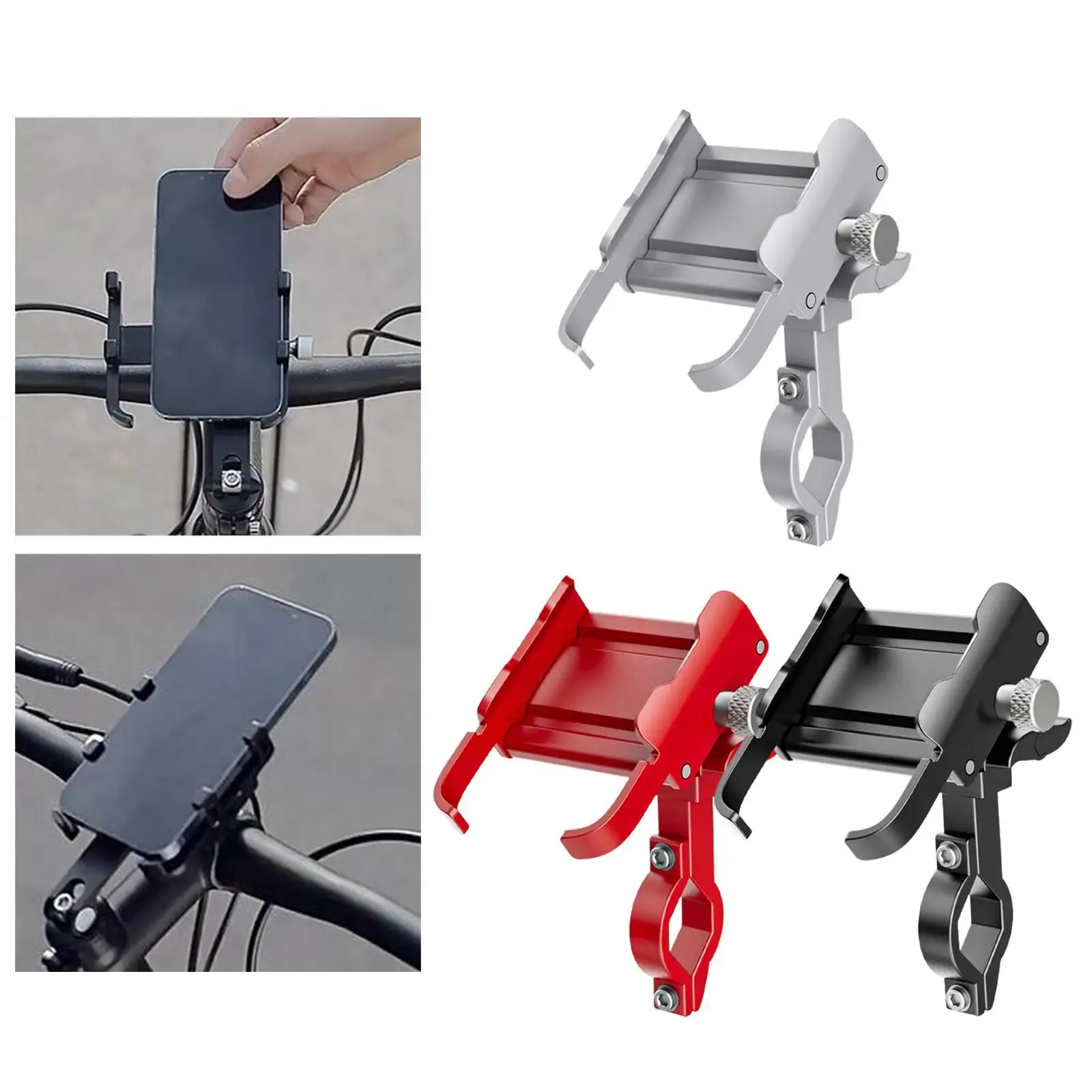 

Phone Mount Holder Handlebar Mounting for Bicycle Riding Motorcycle