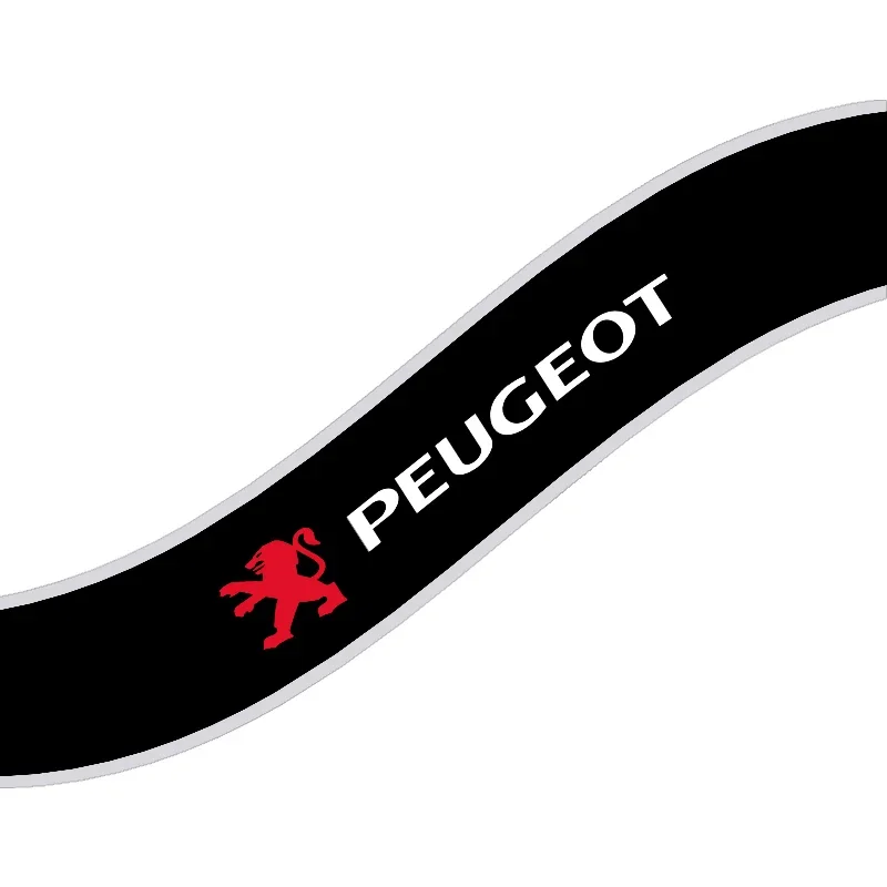 Car Front Windshield Stickers Front and Rear Decorative Decals Sticker For Peugeot 206 207 307 3008 2008 308 407 408 508 301 208