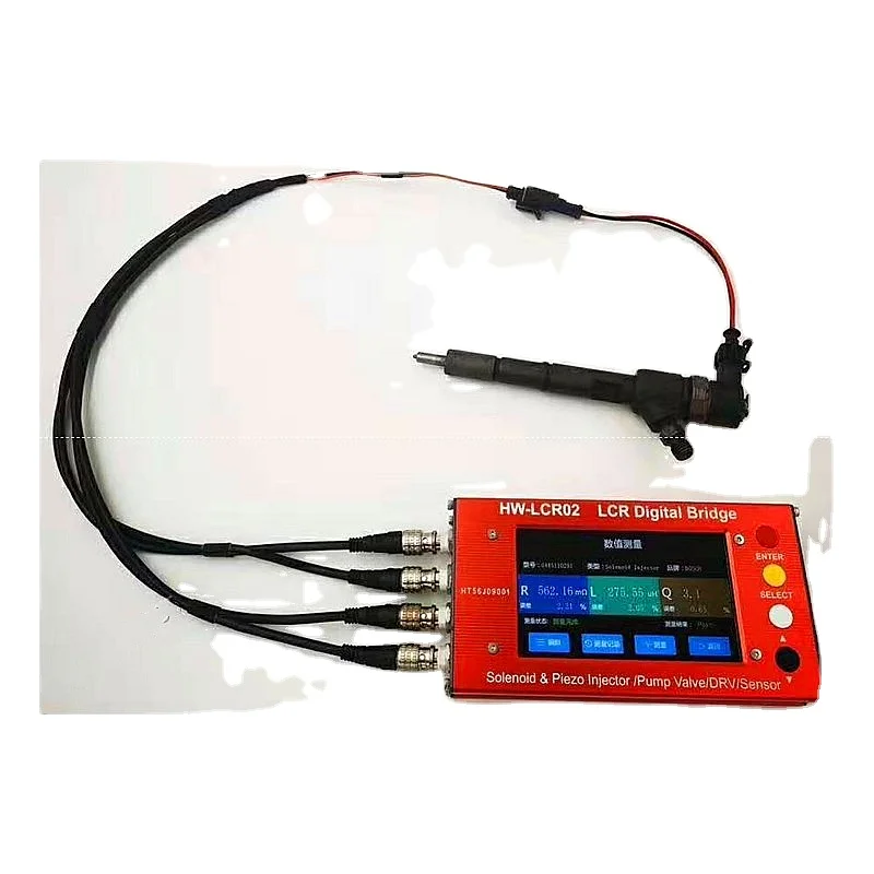 LCR-02  Common Rail Injector Piezo Injector Electro-Magnetic Solenoild Valve TR LCR ESR Resistance Capacitance Inductance Tester