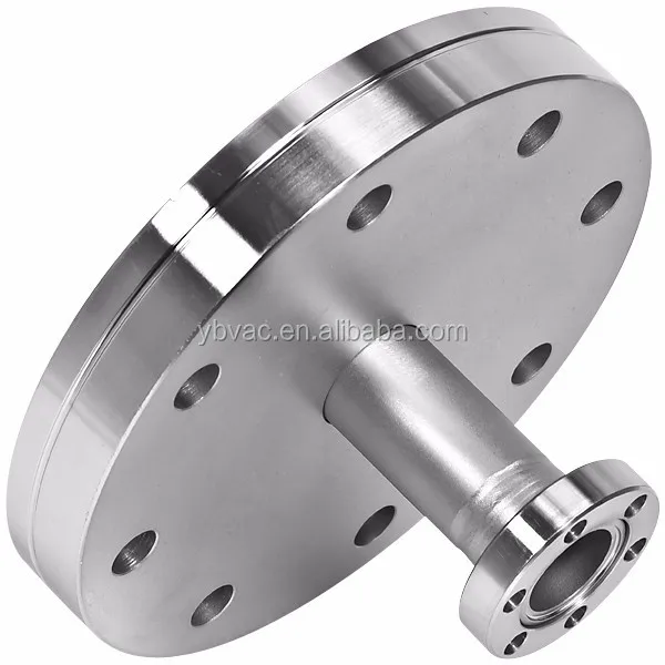 Customizable 316L Stainless Steel CF Ultra-High Vacuum Adapter Low Pressure Conflat Flange Reducer Precision-Machined Fittings