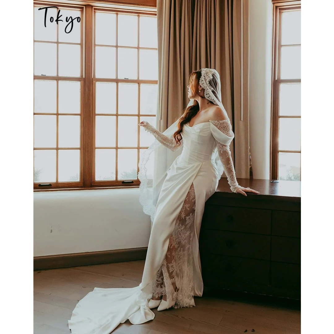 Tokyo Customized Sweetheart Neck Prom Dress Scalloped lace hem vestidos de noche Lace Embroidery A‑Line Evening Dresses 2026