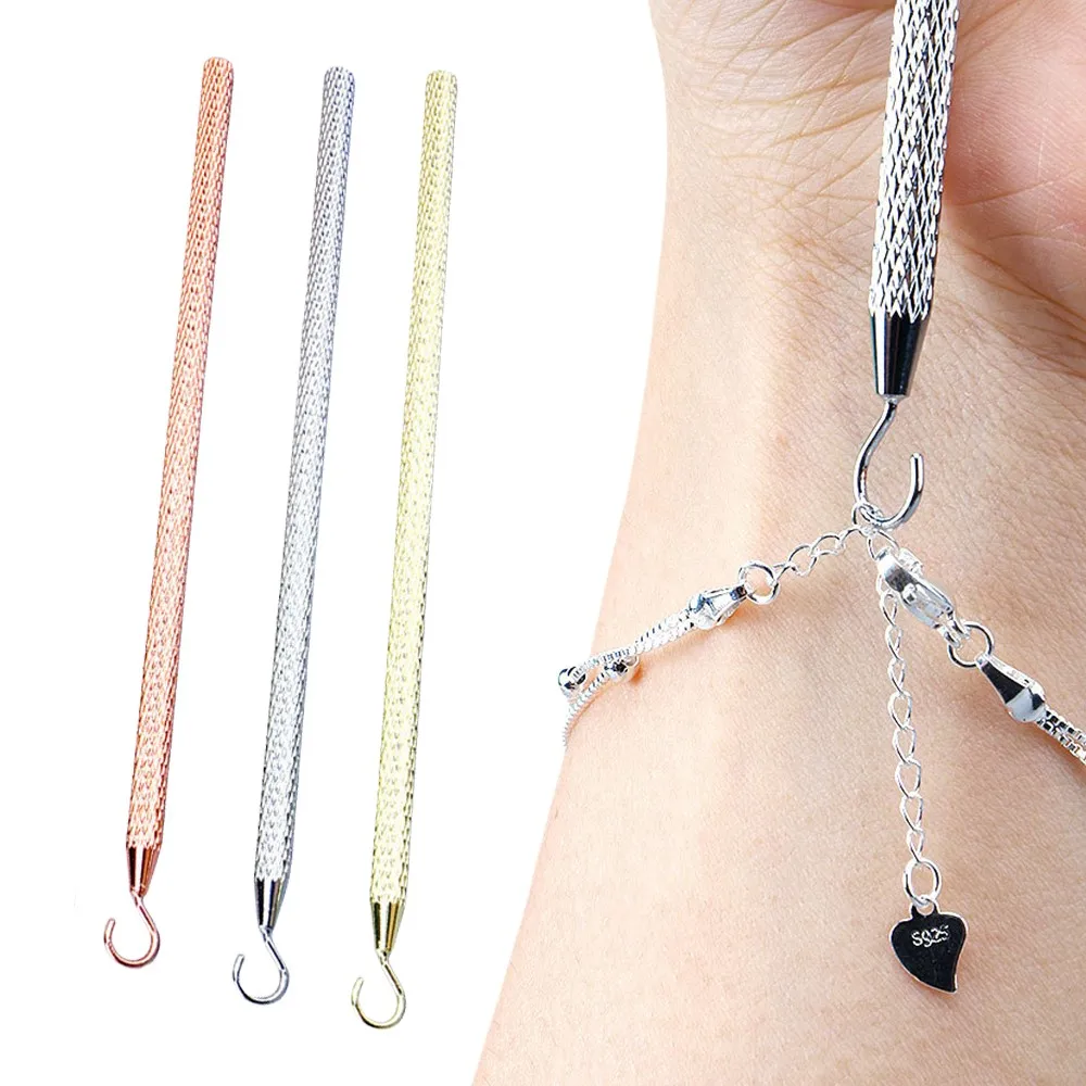 1Pcs Metal Bracelet Jewelry Watch Clasps Zippers Helper Tool Assistant Stick Adjusting Clasps Fastening Hooking Equipment