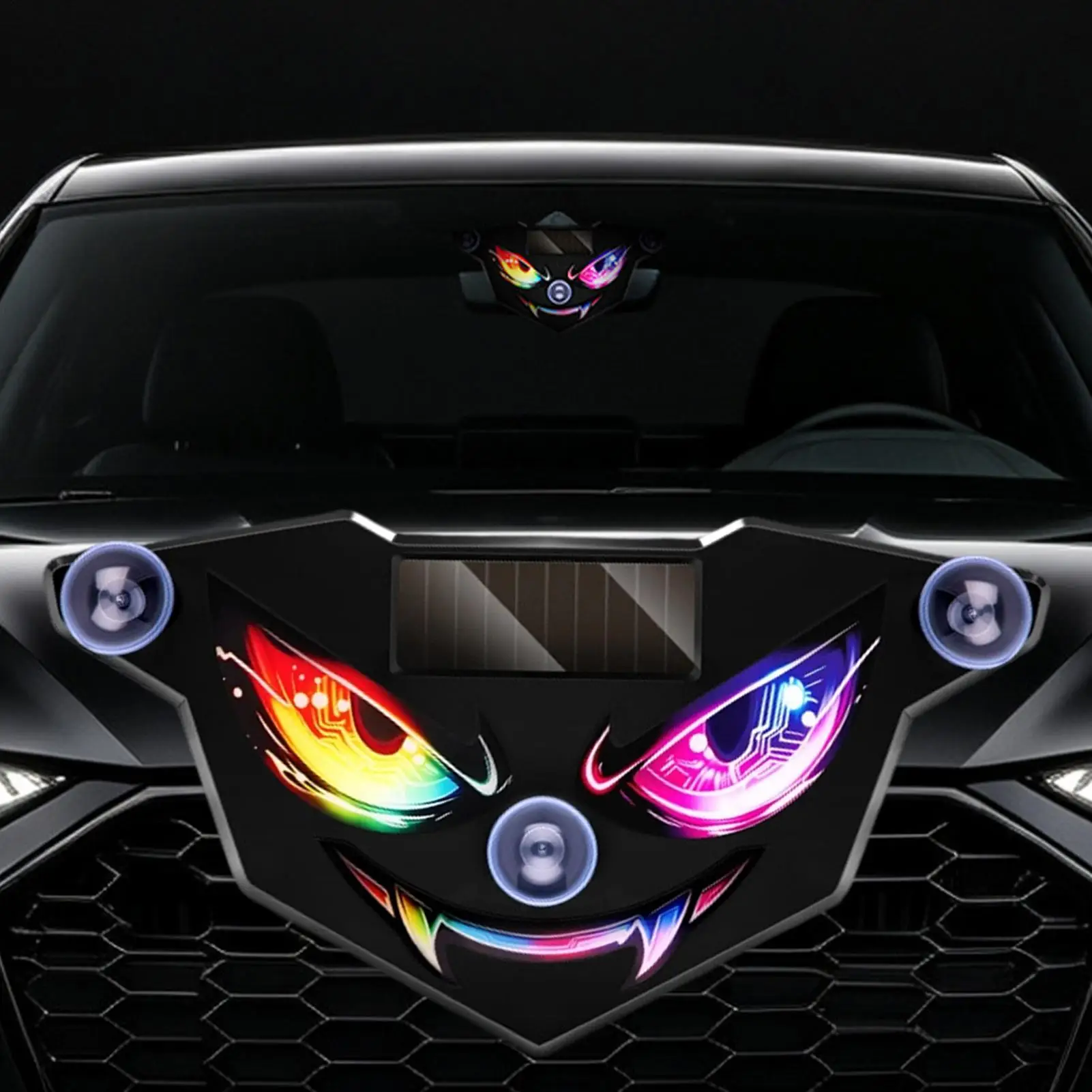 Solar Eye LED Light Waterproof High-Bright Reflective Sign Solar Powered LED Car Light For Vehicle SUV Truck Van RV Motorcycles