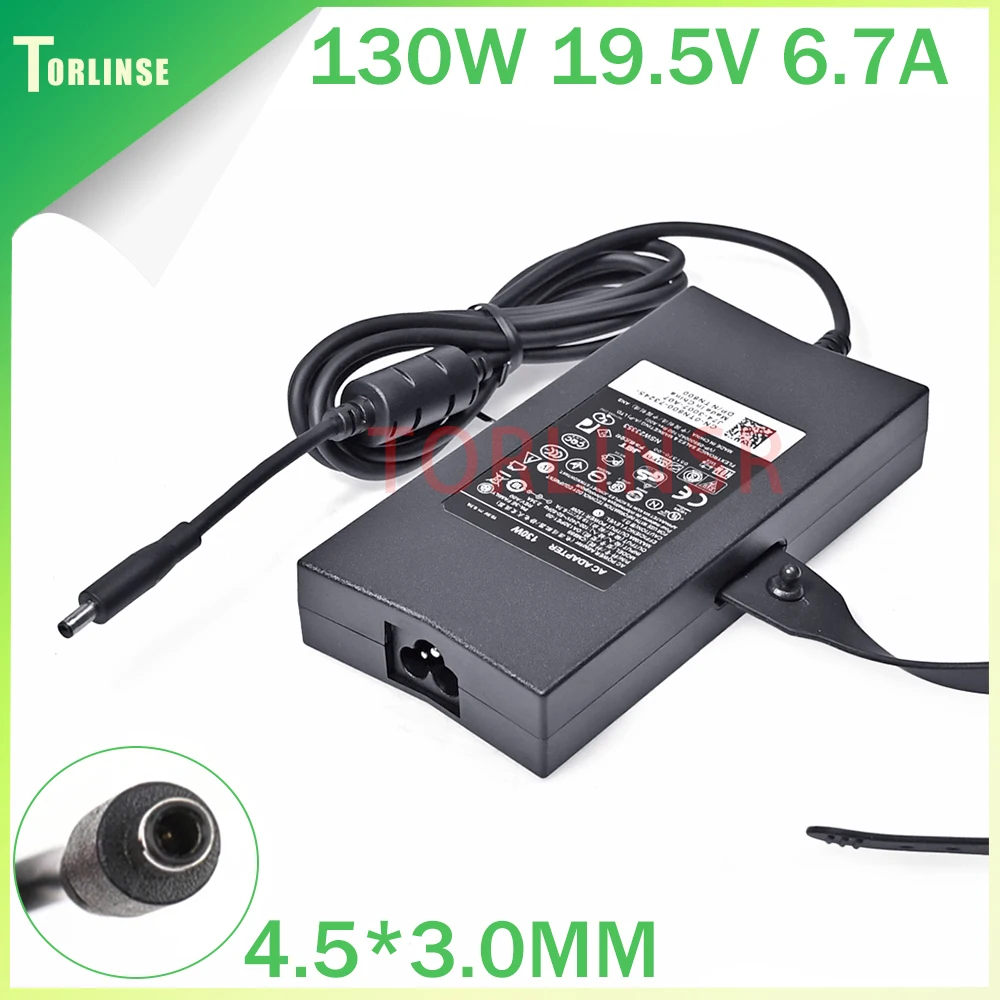 130W 19.5V 6.7A 6.67A 4.5*3.0mm LA130PM190 Laptop AC Adapter Charger For Dell XPS 14 XPS 15 9530 9550 9560 Precision M3800 M5510