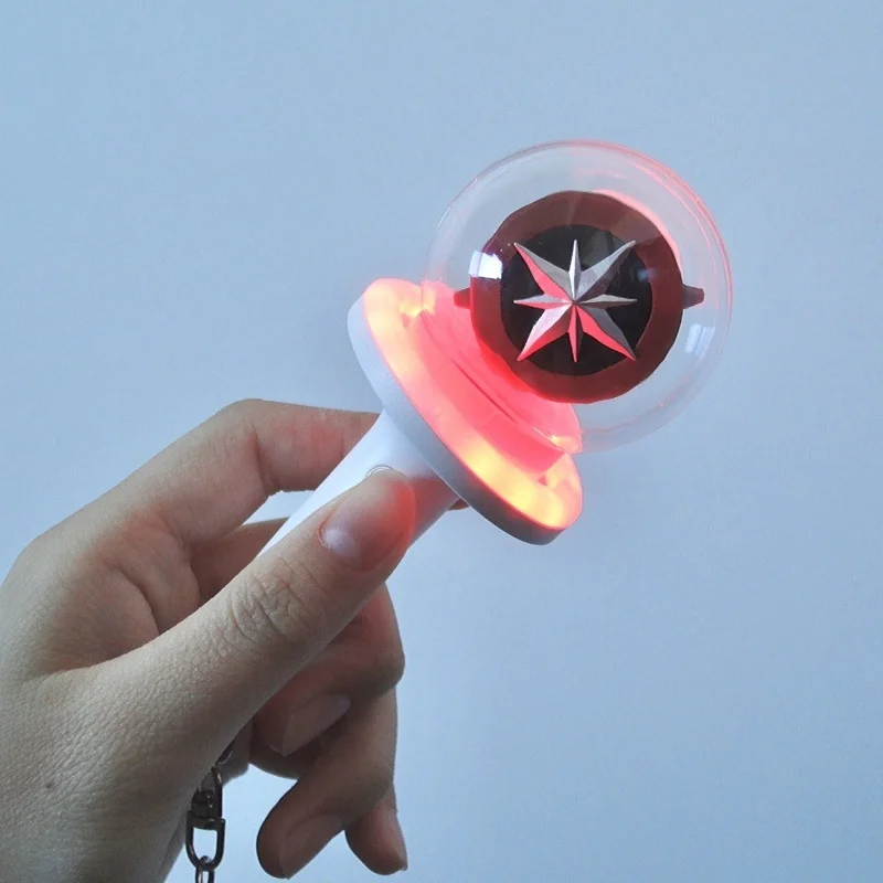 

New Hot Mini Kpop Stray Lightstick Keyring Ver.2 Mini Glow Stick Keychains Pendant Gifts Toys