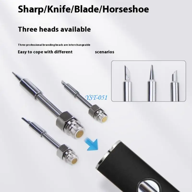 E15A High Efficiency Professional Adjustable Soldering Iron Set with 3 Taips, and Wire for Precise Circuit Board Welding Job