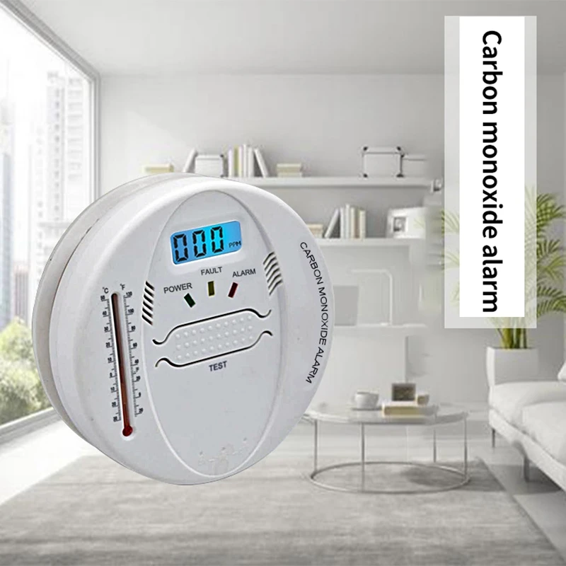 Detector de hollín de nido de abeja, alarma de monóxido de carbono, detección de humo azul, sistema de seguridad para estufa de carbón