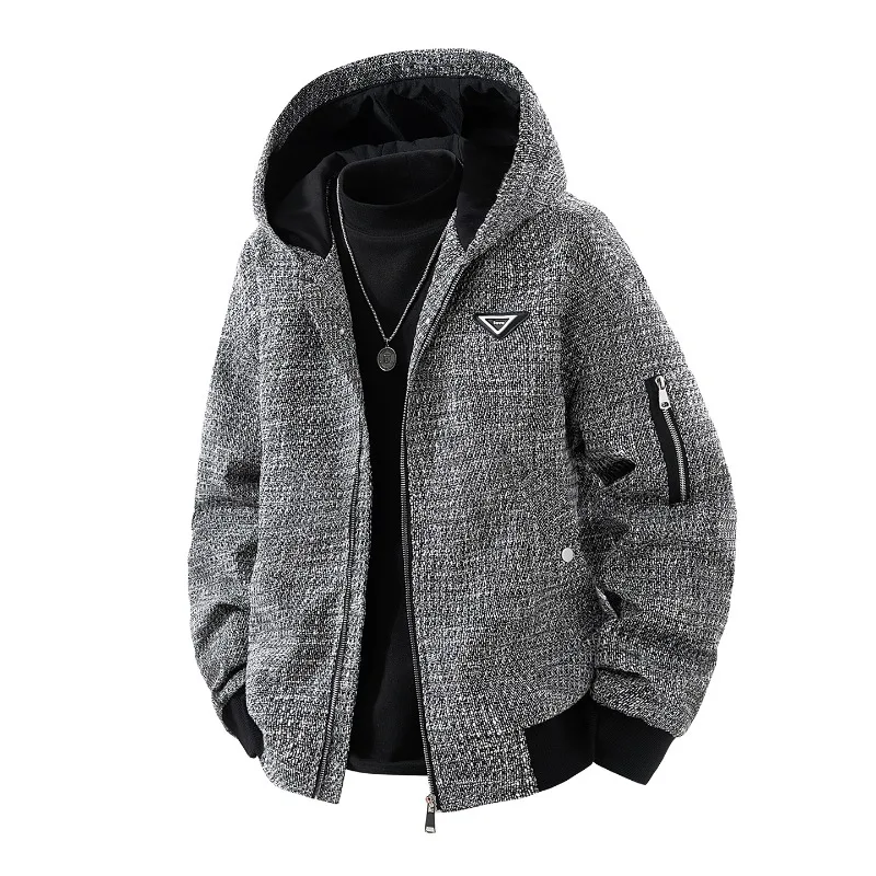 

Американская свободная спортивная куртка для мужчин на осень и зиму, в стиле хип-хоп, с капюшоном, в стиле рабочей одежды, без молнии, кардиган-свитер.