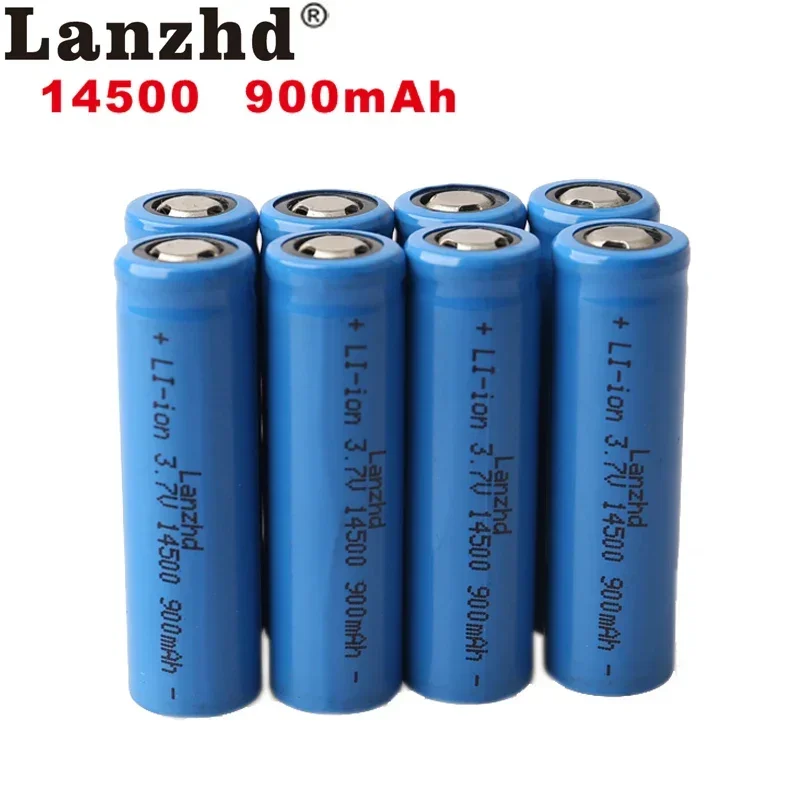 

12pcs 14500 900mAh 3.7V Li-ion Rechargeable Batteries AA Battery Lithium Li ion Cell for Led Flashlight Headlamps Torch Mouse