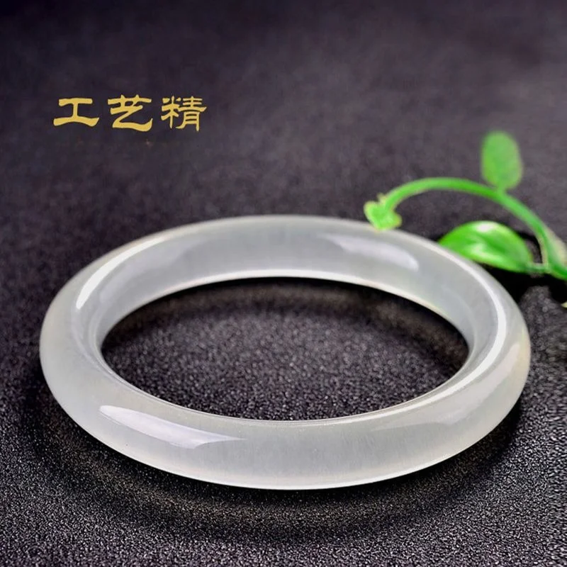 Baiyu Bracelet Ice Silk Yu Bracelet Round Stripe Female Yu Bracelet