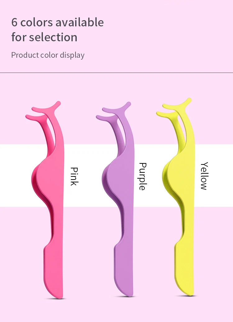 1 Pc Falsche Wimpern Pinzette Gefälschte Wimpern Applikator Make-Up Werkzeuge Hilfs Curler Nerz Wimpern Professionelle Pinzette Werkzeuge – Detail 5