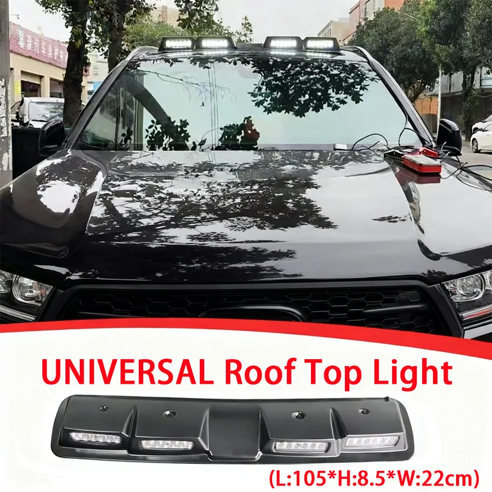

Universal Offroad Accessories LED Roof Top Lights Roof Top Lamps Front Roof Spoiler Fog Lights Car Exterior Accessories