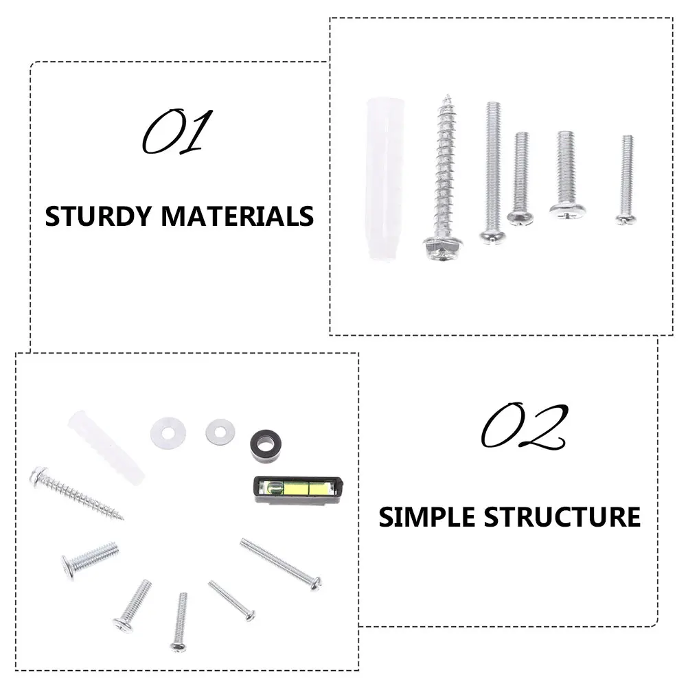 

1 set 1 Set Mounting Heavy Duty Iron Hardware Replacement Kit For Wall Stand Universal Bracket Durable High Hardness Mount