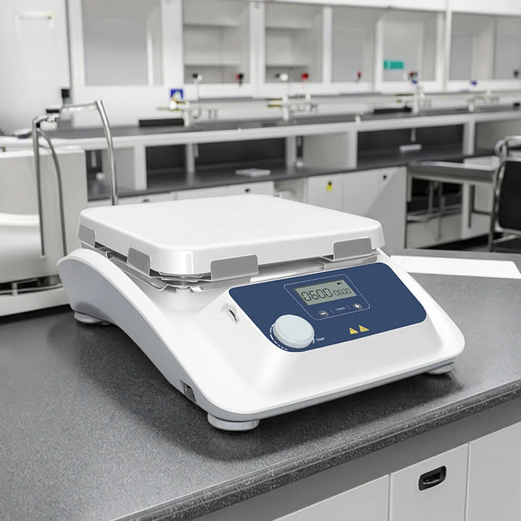 HP500-Pro 500℃ High-Temperature Heating Equipment 10-inch Glass Ceramic Plate Electric Digital Hotplate LCD