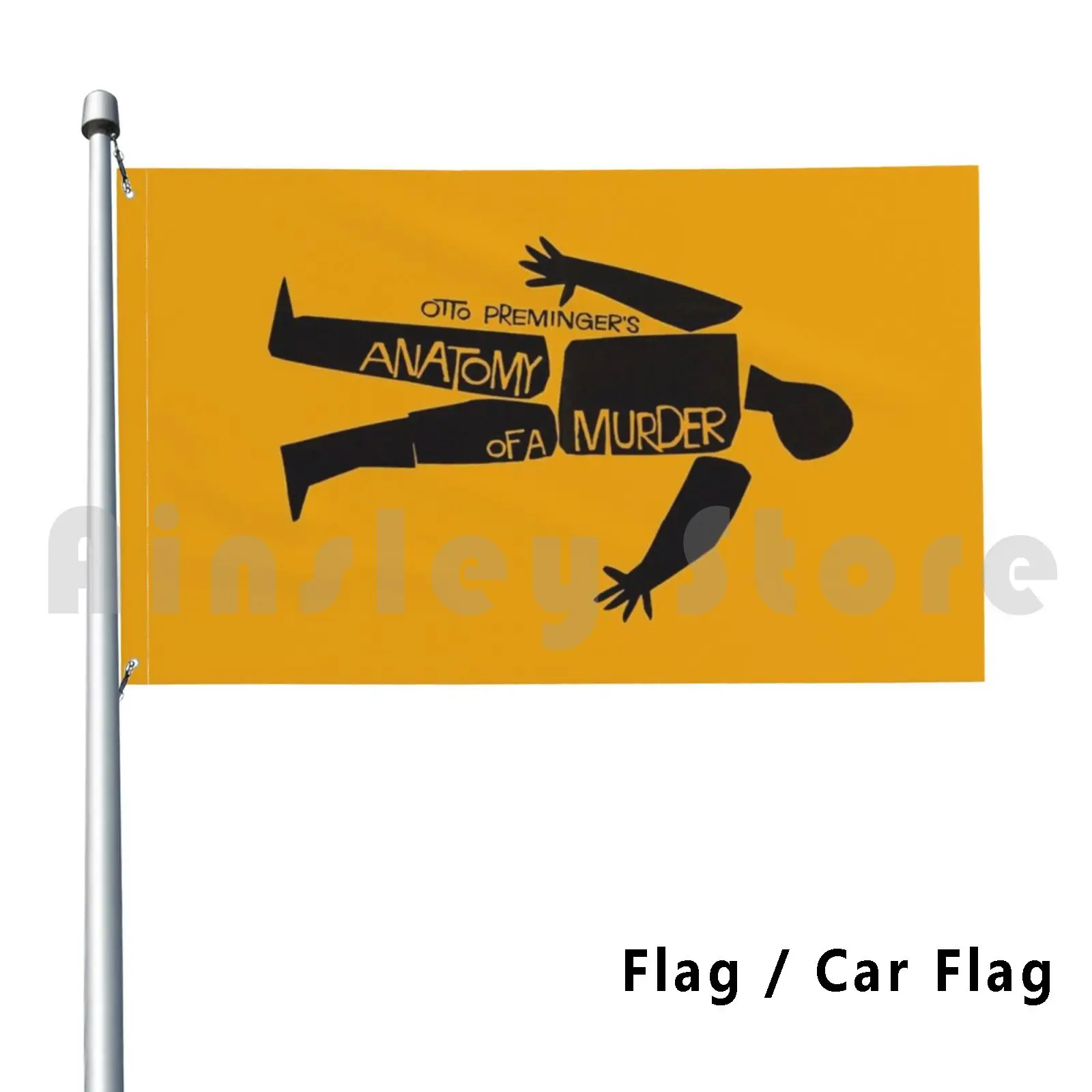 Anatomy Of A Murder Outdoor Decor Flag Car Flag Anatomy Of A Murder Saul Bass James Stewart Otto Preminger 1959 1950s