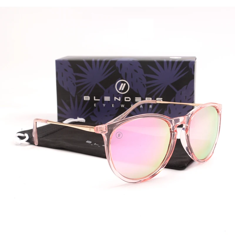 الخلاطات النظارات الشمسية الزرقاء المرأة عدسة مستقطبة النظارات الرجعية أزياء مربع الرجال النظارات الشمسية B4171