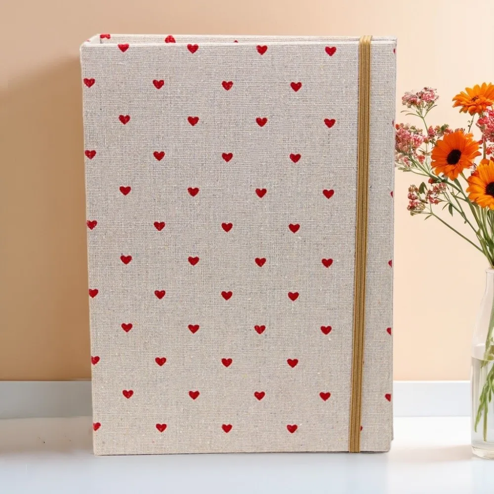 6 Inch 200 Pockets Photo Album Laminated Printed Fabric Scrapbook Album Large Capacity Insert Pocket Photo Storage Family Memory