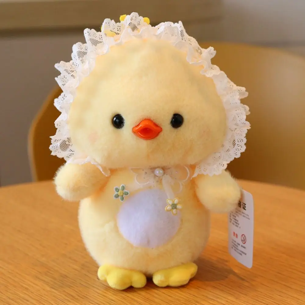 

PP Cotton Yellow Duck Plush Toy Collection Fluffy Simulation Duck Plush Pillow 22cm Comfortable Bow Tie Duck Plush Doll
