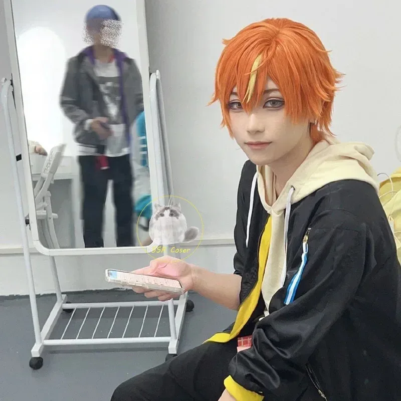 Jogo Shinonome Akito Traje Projeto Sekai Colorido Palco Feat BAD SQUAD Akt Halloween Festa de Natal Cosplay para Mana; 6'x, 9;y'