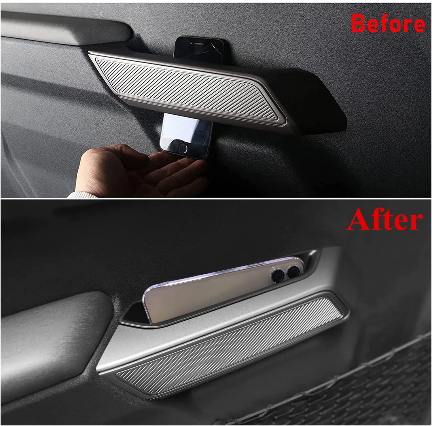 Car Door Armrest Storage Box Front Rear Door Handle Organizer for Ford Bronco 2/4 Doors 2021-2024 Stowing Tidying Accessories images - 6