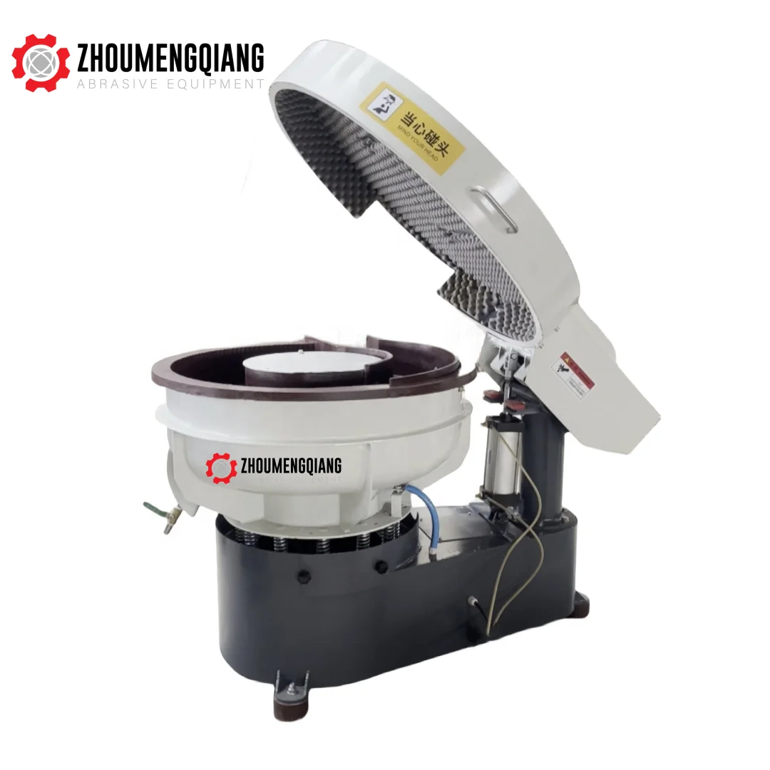 150l/250l/300l Can Be Customized Metal Low Noise Vibratory Finishing Machine Vibratory Magnetic Deburring And Polishing Machine