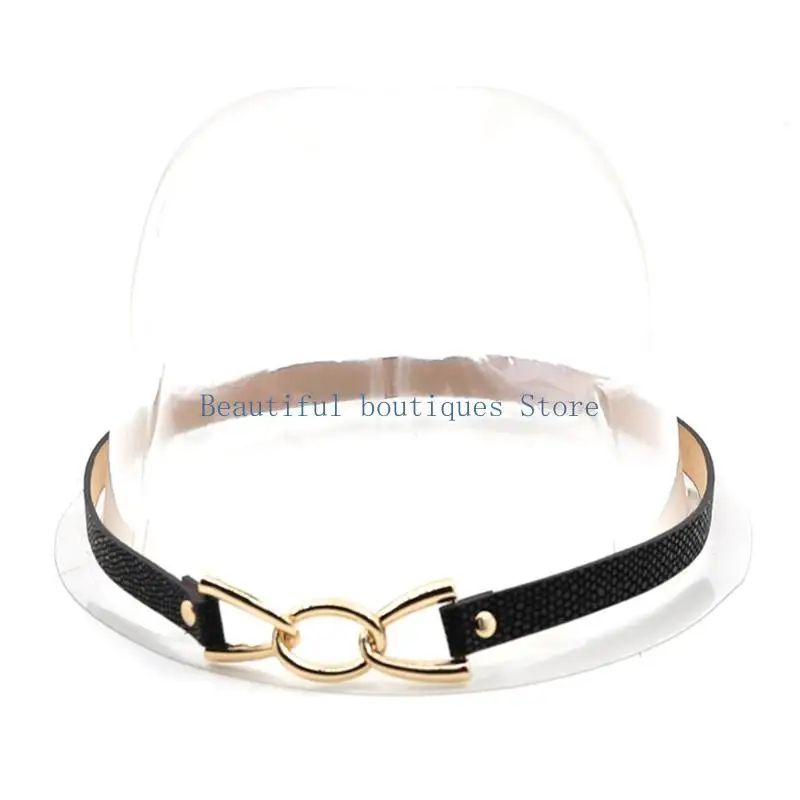 

U4LF Ремешки для ковбойской шляпы Ремешок для шляпы в стиле вестерн Шляпа Fedora Кожаные ленты для шляп Ленты для соломенной