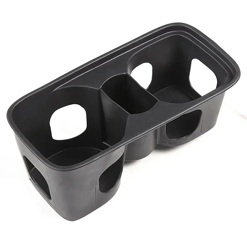 

For Land Rover Defender 90 110 130 2020-2025 TPE Black Car Central Water Cup Holder Protective Cover Interior Car Accessories