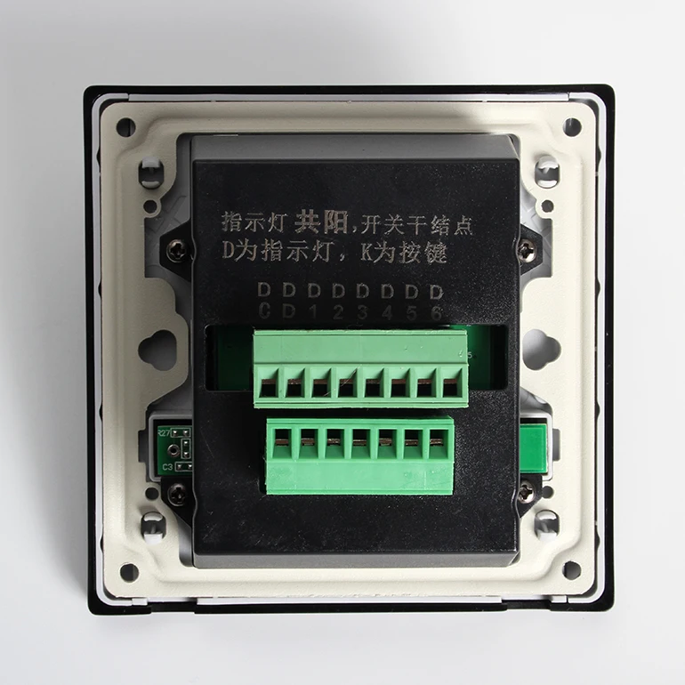 Imagem -05 - Contato Seco Soft Press Botão Interruptor Inteligente Gang Light Control com Cnc Inteiro Painel de Alumínio Escovado 524v dc