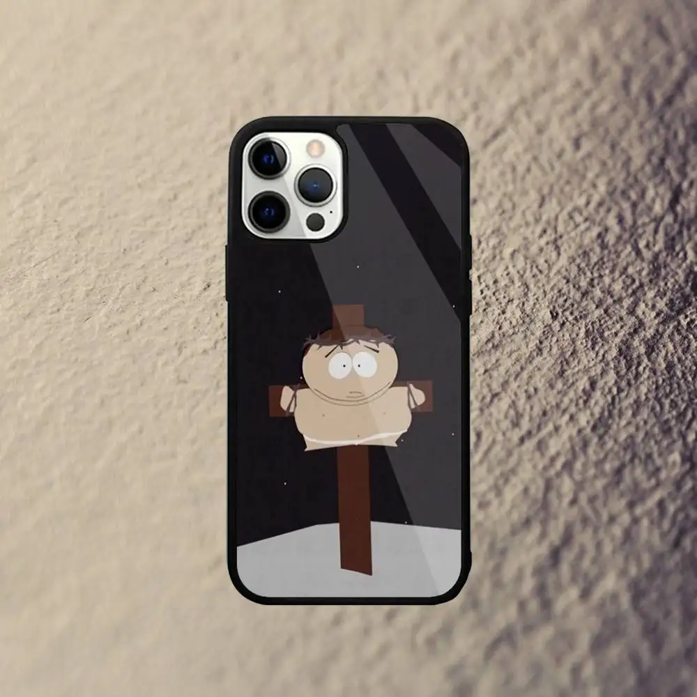 เคสโทรศัพท์ลายการ์ตูน S-South-P-Park สำหรับ iPhone 17,16,15,14,13,12,11,Pro,Max,Plus,Mini,SE4,E รองรับการชาร์จไร้สายแบบแม่เหล็ก Magsafe