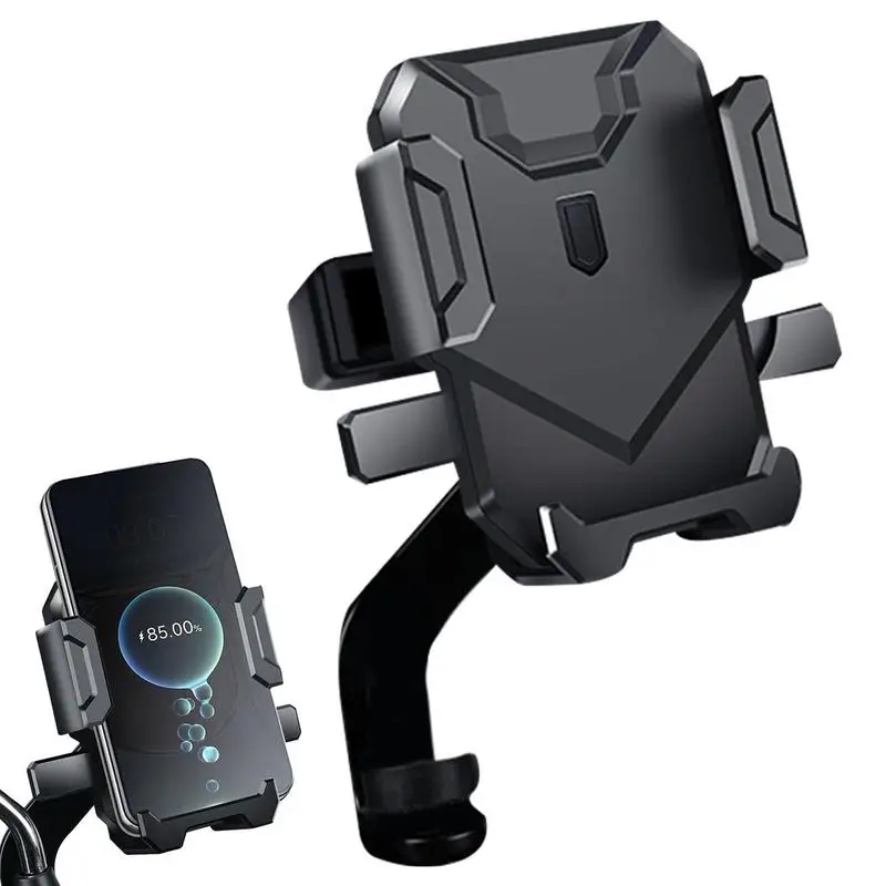 Soporte de teléfono para motocicleta, manillar de motocicleta, práctico y estable