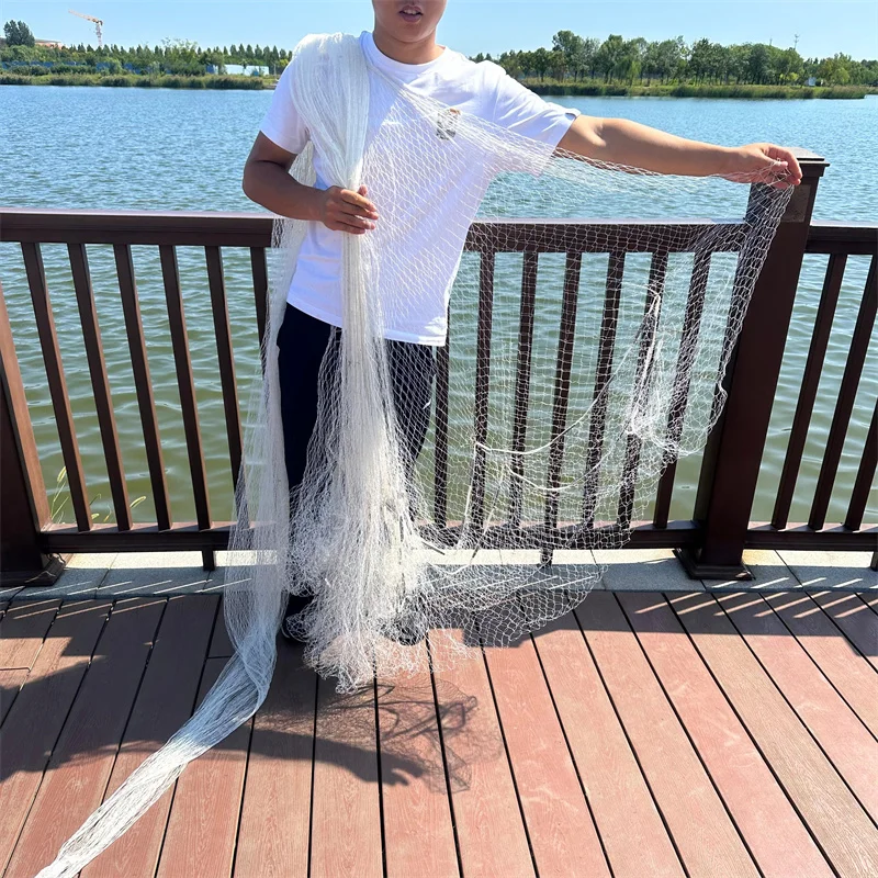 حار بيع مخصص اليدوية المنسوجة عالية القوة شبكات الصيد 8 12 قدم نمط متعدد الفتيل عقدة مزدوجة نوع الرصاص قلادة الصب