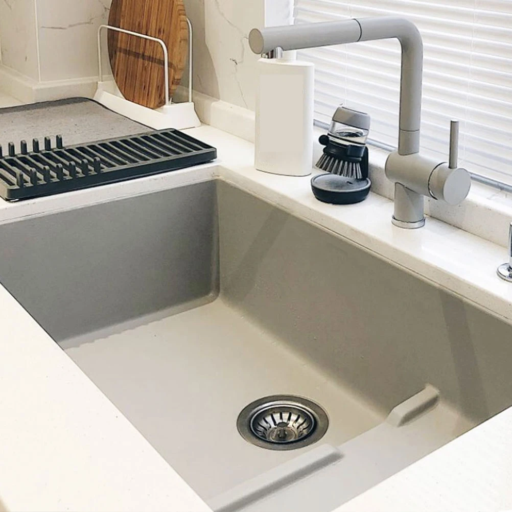 

2Pcs Water Leak Filter Stainless Steel Sink Drain Covers Durable Kitchen Bathroom Accessories Small Storage Easy Install
