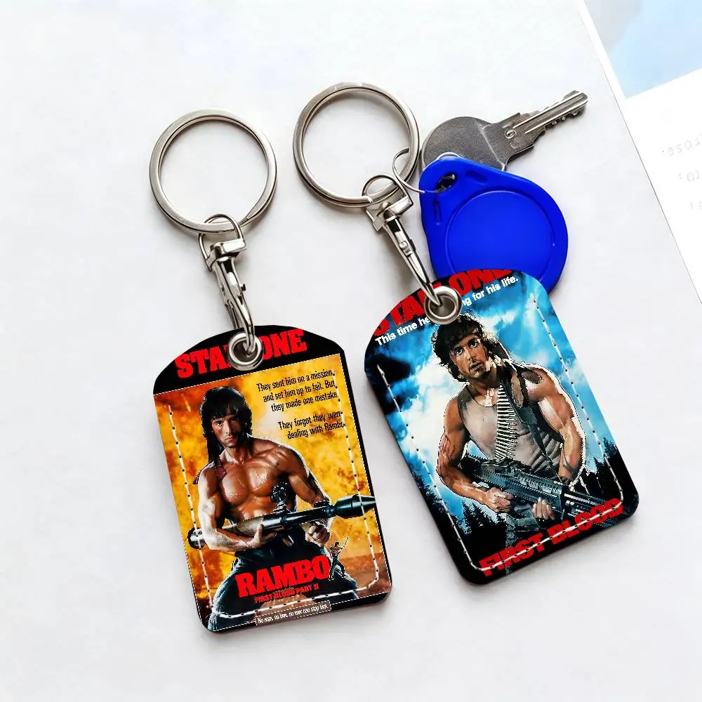 

Держатель для карт Movie Rambo First B-Blood, подходит для банковских карт, библиотек, парковок, автобусов, метро и ключей.