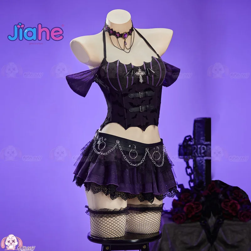 

Костюм Элизабет для косплея, женский костюм на Хэллоуин, фантазийная форма, платье, реквизит, носки, брошь, Лолита, милый новый комплект Элизаветы