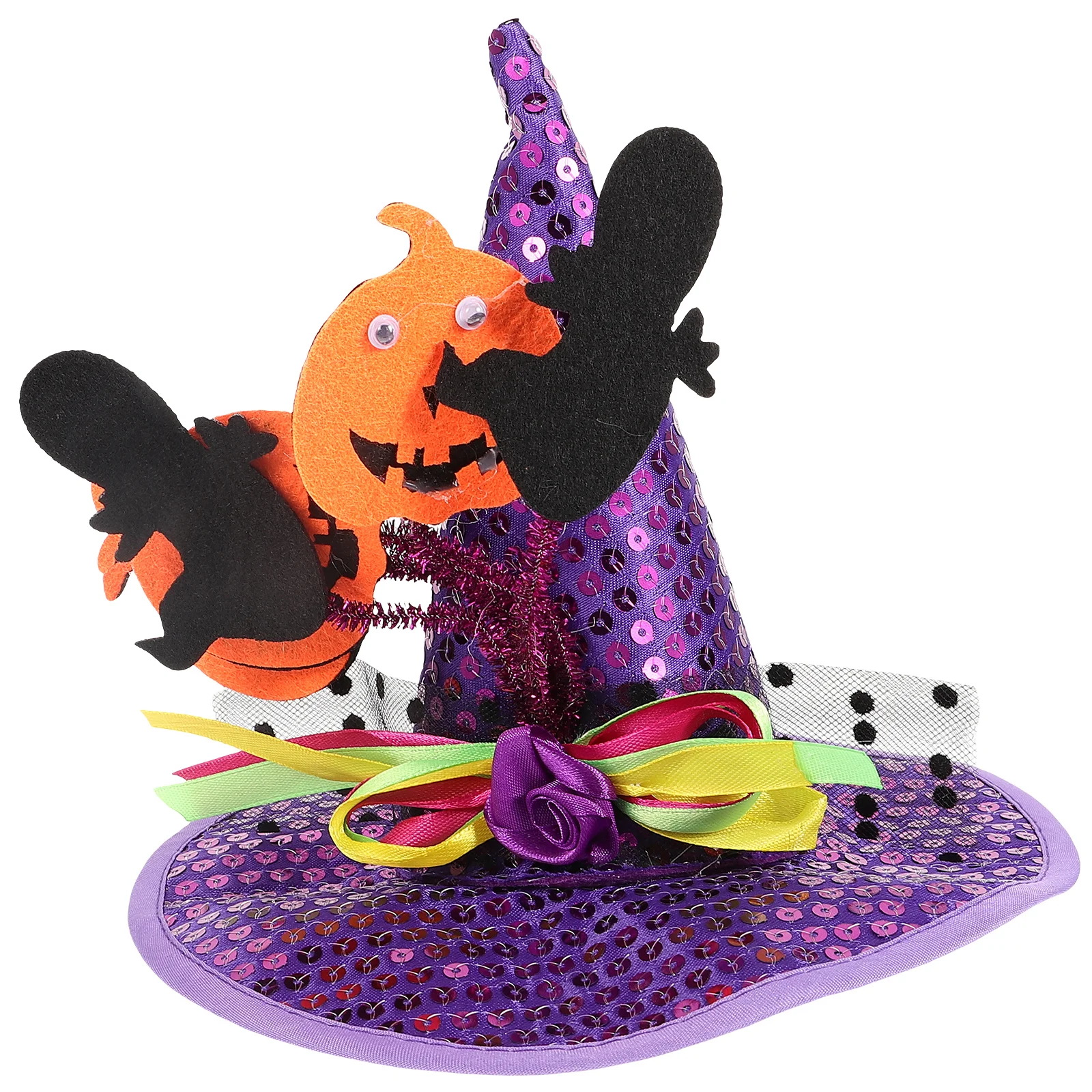 

1pcs Halloween Pet Hat Cute Cat Hats For Halloween Party Pet Decor Dog Kitten Costume Accessory Witch Headdress